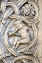 Stone carvings by followers of Wiligelmo, Modena Cathedral, Italy